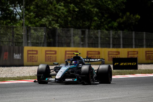 F1 - BARCELONA-CATALUNYA GRAND PRIX 2026 12 KIMI ANTONELLI Andrea (ita), Mercedes AMG F1 Team W17, action during the Formula 1 Barcelona-Catalunya Grand Prix 2026, 7th round of the 2026 Formula One World Championship, WM, Weltmeisterschaft from June 12 to 14, 2026 on the Circuit de Barcelona-Catalunya, in Montmelo, Spain - MontmeloSpain  Copyright: xALBERTOxVIMERCATIx