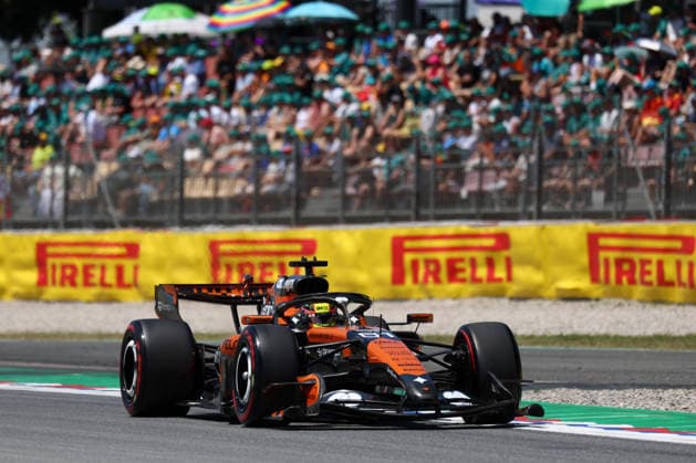 F1 Gran Prix of Spain Oscar Piastri of McLaren Mastercard Formula 1 Team on track during final practice for the F1 Grand Prix of Catalunya at Montemelo Circuit on June 13, 2026 in Barcelona, Spain. Barcelona Circuit de Catalunya Spain Copyright: xMarcoxCanonierox