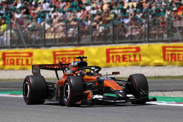F1 Gran Prix of Spain Oscar Piastri of McLaren Mastercard Formula 1 Team on track during final practice for the F1 Grand Prix of Catalunya at Montemelo Circuit on June 13, 2026 in Barcelona, Spain. Barcelona Circuit de Catalunya Spain Copyright: xMarcoxCanonierox