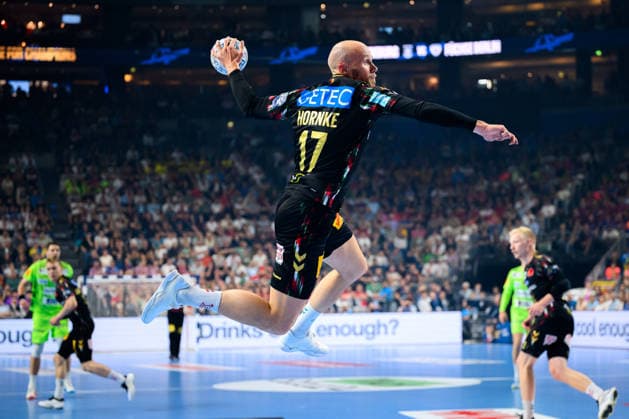 Koeln, Deutschland: Handball EHF CL Final 4 - Halbfinale - SC Magdeburg - Fuechse Berlin Tim Hornke (SC Magdeburg) Koeln Lanxess Arena Nordrhein-Westfalen Deutschland