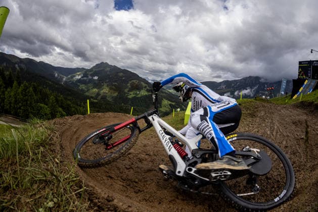 Whoop UCI Mountainbike World Series Leogang Downhill KIEFER Henri CANYON DH RACINGat Whoop UCI Mountainbike World Series Leogang Downhill, 13.06.2026,in Leogang,AUT Foto: Sebastian Sternemann