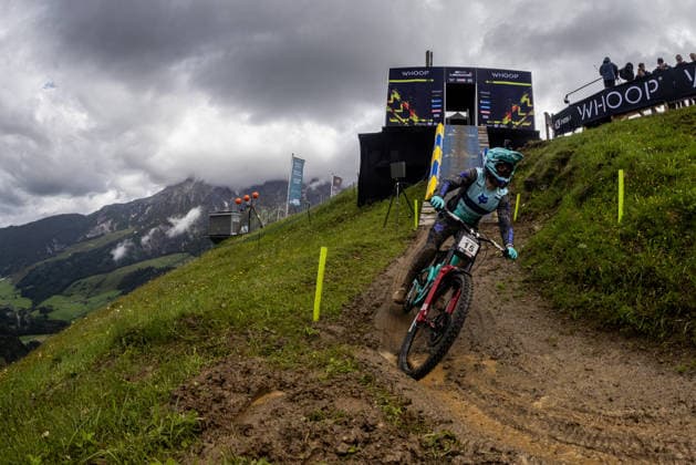 Whoop UCI Mountainbike World Series Leogang Downhill WALKER Matt TREK - UNBROKEN DHat Whoop UCI Mountainbike World Series Leogang Downhill, 13.06.2026,in Leogang,AUT Foto: Sebastian Sternemann