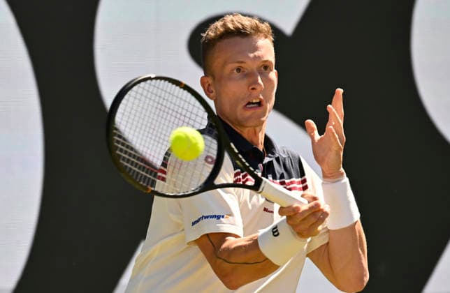 Jiri Lehecka (CZE) Aktion Tennis Herren BOSS Open ATP, Tennis Herren 250 Stuttgart 2026 Weissenhof BOSS Open ATP 250 Stuttgart 2026