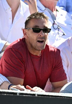 auf der Tribuene Schauspieler Mark Keller Tennis Herren BOSS Open ATP, Tennis Herren 250 Stuttgart 2026 Weissenhof BOSS Open ATP 250 Stuttgart 2026