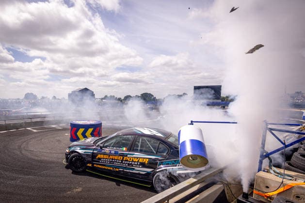 REPRO FREE *PRESS RELEASE NO REPRODUCTION FEE* EDITORIAL USE ONLY Red Bull Drift Pursuit, Mondello Park 13 6 2026 Four Irish drivers earned their shot on the pro stage of Red Bull Drift Masters at Mondello Park on Saturday, after standout performances in Red Bull Drift Pursuit. Ireland™s top amateur drifters secured coveted wildcard entries into Red Bull Drift Masters qualifying, lining up alongside some of the Ä™s biggest names for a chance to prove themselves at the highest level. Pictured in action during Red Bull Drift Pursuit at Mondello Park is winner Alex Butler from Dublin¨ Winner Alex Butler from Dublin 13 6 2026  Copyright: x INPHO RedxBullxContentxPool MorganxTreacyx MT2_3654