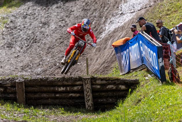 Whoop UCI Mountainbike World Series Leogang Downhill ILES Finn SPECIALIZED GRAVITYat Whoop UCI Mountainbike World Series Leogang Downhill, 13.06.2026,in Leogang,AUT Foto: Sebastian Sternemann