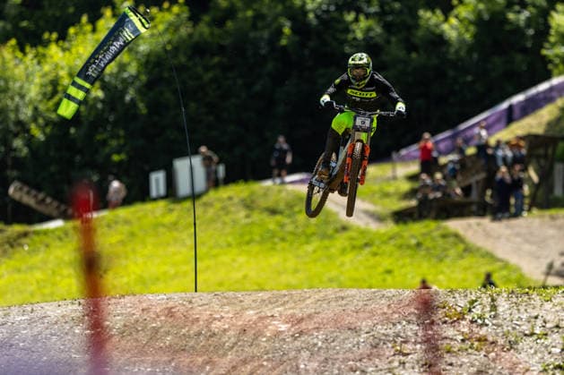 Whoop UCI Mountainbike World Series Leogang Downhill COULANGES Benoit SCOTT DOWNHILL FACTORYat Whoop UCI Mountainbike World Series Leogang Downhill, 13.06.2026,in Leogang,AUT Foto: Sebastian Sternemann