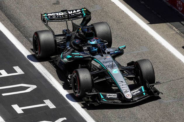 F1 - BARCELONA-CATALUNYA GRAND PRIX 2026 63 RUSSELL George (gbr), Mercedes AMG F1 Team W17, action during the Formula 1 Barcelona-Catalunya Grand Prix 2026, 7th round of the 2026 Formula One World Championship, WM, Weltmeisterschaft from June 12 to 14, 2026 on the Circuit de Barcelona-Catalunya, in Montmelo, Spain - MontmeloSpain  Copyright: xXavixBonillax