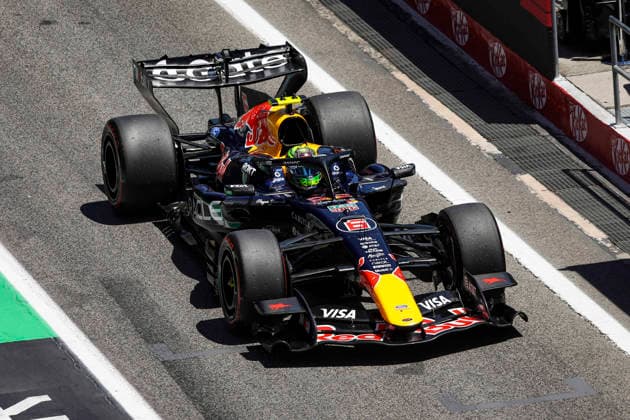 F1 - BARCELONA-CATALUNYA GRAND PRIX 2026 06 HADJAR Isack (fra), Red Bull Racing Ford RB22, action during the Formula 1 Barcelona-Catalunya Grand Prix 2026, 7th round of the 2026 Formula One World Championship, WM, Weltmeisterschaft from June 12 to 14, 2026 on the Circuit de Barcelona-Catalunya, in Montmelo, Spain - MontmeloSpain  Copyright: xXavixBonillax