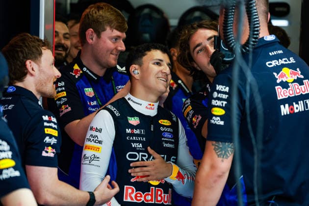 F1 - BARCELONA-CATALUNYA GRAND PRIX 2026 HADJAR Isack (fra), Red Bull Racing Ford RB22, portrait during the Formula 1 Barcelona-Catalunya Grand Prix 2026, 7th round of the 2026 Formula One World Championship, WM, Weltmeisterschaft from June 12 to 14, 2026 on the Circuit de Barcelona-Catalunya, in Montmelo, Spain - MontmeloSpain  Copyright: xFLORENTxGOODENx