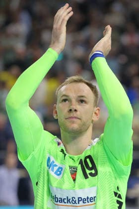 13.06.2026, xtgx, Handball, EHF Champions League Halbfinale, SC Magdeburg - Füchse Berlin v.l. Mathias Gidsel (Berlin, 19) Jubel ueber den Sieg, Jubel nach Spielende Koeln