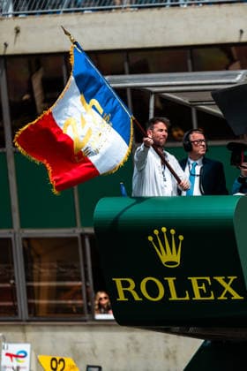24 HEURES DU MANS 2026 - RACE - SATURDAY CAVENDISH Mark (gbr), Ex-professional cyclist and Starter of the 24 Hours of Le Mans 2026, portrait, start of the race, depart, during the 24 Hours of Le Mans 2026, 3rd round of the 2026 FIA World Endurance Championship, on June 13, 2026 on the Circuit des 24 Heures du Mans in Le Mans, France -  Copyright: xAndreaxLorenzinax