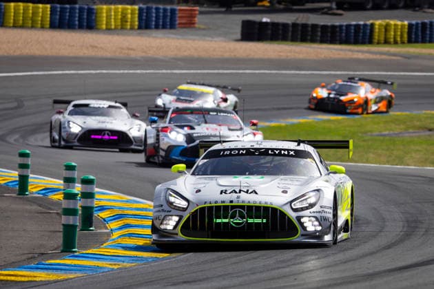 24 HEURES DU MANS 2026 - RACE - SATURDAY 79 ZELGER Johannes (ita), CRESSONI Matteo (ita), HODENIUS Lin (ned), Iron Lynx, Mercedes-AMG LMGT3 79, LM GT3, action during the 24 Hours of Le Mans 2026, 3rd round of the 2026 FIA World Endurance Championship, on June 13, 2026 on the Circuit des 24 Heures du Mans in Le Mans, France - Le MansFrance  Copyright: xJULIENxDELFOSSEx