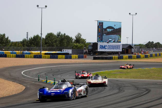 24 HEURES DU MANS 2026 - RACE - SATURDAY 101 TAYLOR Ricky (usa), TAYLOR Jordan (usa), ALBUQUERQUE Filipe (prt), Cadillac WTR, Cadillac V-Series.R 101, Hypercar, action during the 24 Hours of Le Mans 2026, 3rd round of the 2026 FIA World Endurance Championship, on June 13, 2026 on the Circuit des 24 Heures du Mans in Le Mans, France - Le MansFrance  Copyright: xJULIENxDELFOSSEx