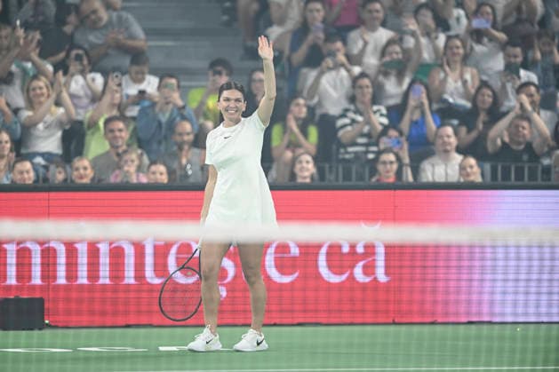 Simona Halep - Officialy retired from tennis Simona Halep during an event to celebrate officialy her retirement from tennis. The event took place in BT Arena, Cluj-Napoca, during the 7th edition of Sports Festival, 13 June 2026 Copyright: xAncaxTepeix