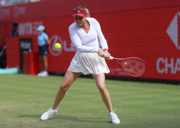 2026 HSBC Tennis Championships, Queens Club, London, UK - 13 06 2026 Donna Vekic (cro) in action during her Semi Final match against Katie Boulter (GBR) in the 2026 HSBC Championship at Queens, London London Queens Club London GBR Copyright: xMarkxGreenwoodx