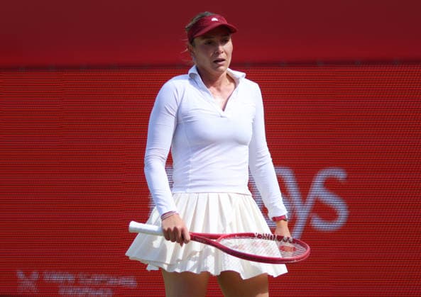 2026 HSBC Tennis Championships, Queens Club, London, UK - 13 06 2026 Donna Vekic (cro) in action during her Semi Final match against Katie Boulter (GBR) in the 2026 HSBC Championship at Queens, London London Queens Club London GBR Copyright: xMarkxGreenwoodx