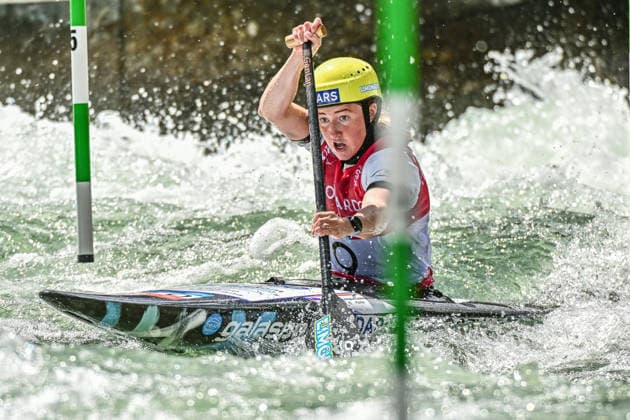 ICF Canoe Slalom World Cup - 13.06.2026, Eis Kanal, Augsburg Eva Alina Hocevar (SLO), Augsburg, 13.06.2026 - Canoe World Cup, Slalom K1, Augsburg, Eis Kanal