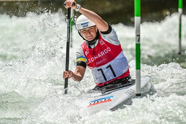 ICF Canoe Slalom World Cup - 13.06.2026, Eis Kanal, Augsburg Viktoriia Us (UKR), Augsburg, 13.06.2026 - Canoe World Cup, Slalom K1, Augsburg, Eis Kanal