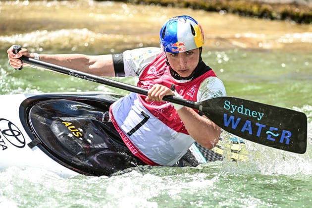 ICF Canoe Slalom World Cup - 13.06.2026, Eis Kanal, Augsburg Jessica Fox (AUS), Augsburg, 13.06.2026 - Canoe World Cup, Slalom K1, Augsburg, Eis Kanal