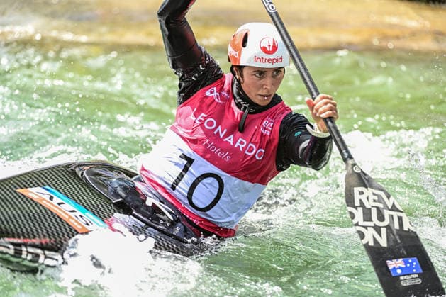 ICF Canoe Slalom World Cup - 13.06.2026, Eis Kanal, Augsburg Noemie Fox (AUS), Augsburg, 13.06.2026 - Canoe World Cup, Slalom K1, Augsburg, Eis Kanal
