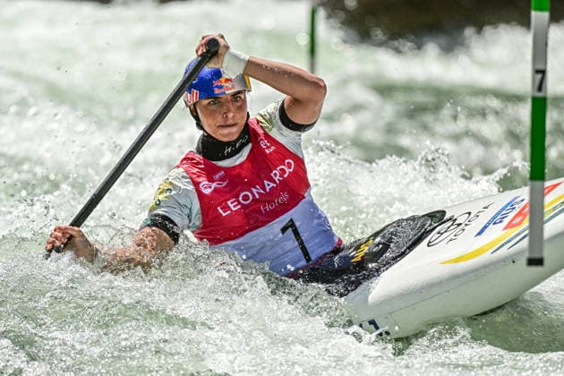 ICF Canoe Slalom World Cup - 13.06.2026, Eis Kanal, Augsburg Jessica Fox (AUS), Augsburg, 13.06.2026 - Canoe World Cup, Slalom K1, Augsburg, Eis Kanal