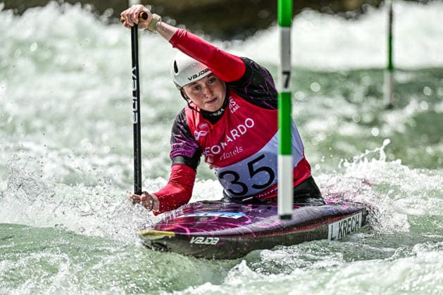 ICF Canoe Slalom World Cup - 13.06.2026, Eis Kanal, Augsburg Lucie Krech (GER), Women s Canoe, Augsburg, 13.06.2026 - Canoe World Cup, Slalom K1, Augsburg, Eis Kanal