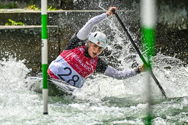 ICF Canoe Slalom World Cup - 13.06.2026, Eis Kanal, Augsburg Klara Olazabal (ESP), Augsburg, 13.06.2026 - Canoe World Cup, Slalom K1, Augsburg, Eis Kanal