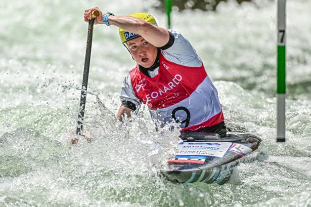 ICF Canoe Slalom World Cup - 13.06.2026, Eis Kanal, Augsburg Eva Alina Hocevar (SLO), Augsburg, 13.06.2026 - Canoe World Cup, Slalom K1, Augsburg, Eis Kanal