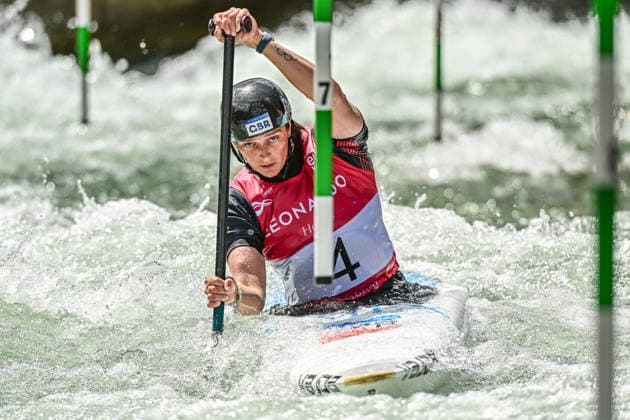 ICF Canoe Slalom World Cup - 13.06.2026, Eis Kanal, Augsburg Mallory Franklin (GBR), Augsburg, 13.06.2026 - Canoe World Cup, Slalom K1, Augsburg, Eis Kanal