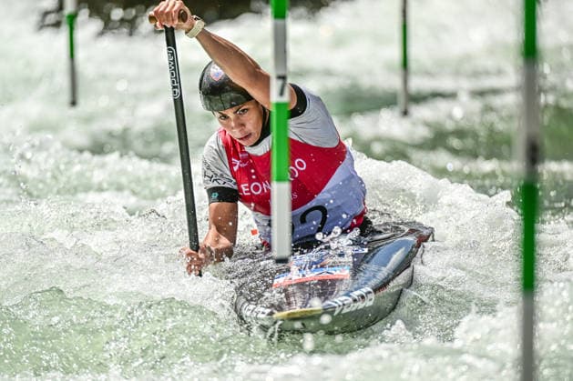 ICF Canoe Slalom World Cup - 13.06.2026, Eis Kanal, Augsburg Elena Borghi (ITA), Augsburg, 13.06.2026 - Canoe World Cup, Slalom K1, Augsburg, Eis Kanal