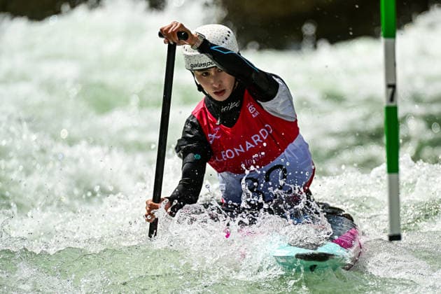 ICF Canoe Slalom World Cup - 13.06.2026, Eis Kanal, Augsburg Juan Huang (CHN), Augsburg, 13.06.2026 - Canoe World Cup, Slalom K1, Augsburg, Eis Kanal