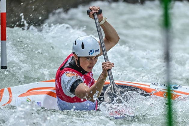 ICF Canoe Slalom World Cup - 13.06.2026, Eis Kanal, Augsburg Lena Teunissen (NED), Augsburg, 13.06.2026 - Canoe World Cup, Slalom K1, Augsburg, Eis Kanal
