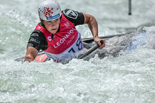 ICF Canoe Slalom World Cup - 13.06.2026, Eis Kanal, Augsburg Tereza Kneblova (CZE), Augsburg, 13.06.2026 - Canoe World Cup, Slalom K1, Augsburg, Eis Kanal