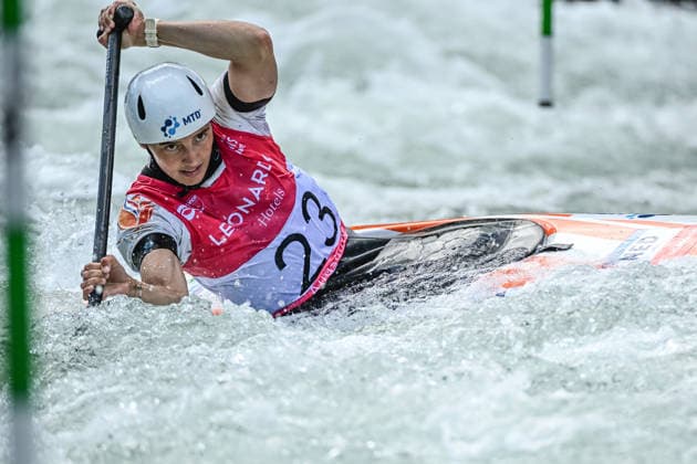 ICF Canoe Slalom World Cup - 13.06.2026, Eis Kanal, Augsburg Lena Teunissen (NED), Augsburg, 13.06.2026 - Canoe World Cup, Slalom K1, Augsburg, Eis Kanal