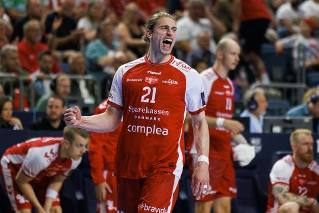 Juri KNORR (Aalborg Handbold, 21) Jubel, Freude, Leidenschaft, Erfolg, Emotion, Begeisterung, positive Emotionen GER, Aalborg Handbold vs. FC Barcelona, Barca Handball, TruckScout24 EHF FINAL4 2026, Halbfinale, Spielzeit 2025 2026, 13.06.2026, GER, Aalborg Handbold vs. FC Barcelona, Handball, TruckScout24 EHF FINAL4 2026, Halbfinale, Spielzeit 2025 2026, 13.06.2026, Koeln