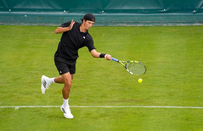 photo : Benito Sanchez Martinez (GER) Tennis-Turnier Terra Wortmann Cup - Qualifikationsrunde - im Gerry Weber Sportpark in Halle Westfalen am Sa. 13.06.2026