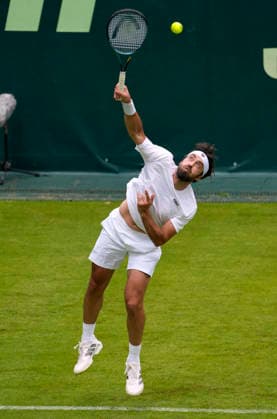 photo : Nikoloz Basilashvili (GEO) Tennis-Turnier Terra Wortmann Cup - Qualifikationsrunde - im Gerry Weber Sportpark in Halle Westfalen am Sa. 13.06.2026