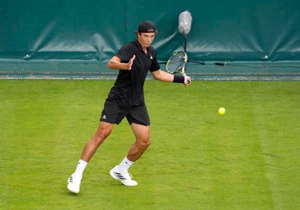 photo : Benito Sanchez Martinez (GER) Tennis-Turnier Terra Wortmann Cup - Qualifikationsrunde - im Gerry Weber Sportpark in Halle Westfalen am Sa. 13.06.2026