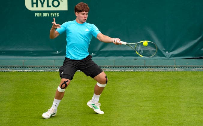 photo : Diego DEDURA (GER) Tennis-Turnier Terra Wortmann Cup - Qualifikationsrunde - im Gerry Weber Sportpark in Halle Westfalen am Sa. 13.06.2026