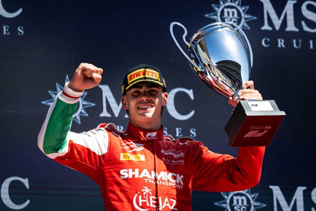 AUTO - FORMULA 2 2026 - BARCELONA WHARTON James (aus), Prema Racing, Dallara F3 2025, podium action during the 5th round of the 2026 FIA Formula 2 Championship from June 12 to 14, 2026 on the Circuit de Barcelona-Catalunya, in Montmelo, Spain - MontmeloSpain  Copyright: xXavixBonillax