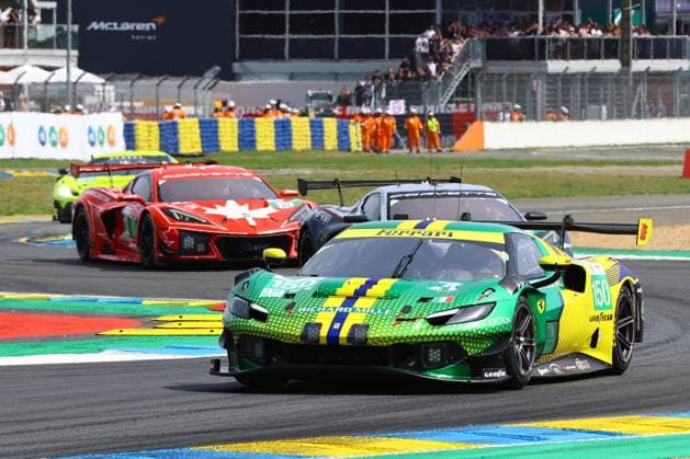 Automobile 24 Heures du Mans PHOTOPQR LE COURRIER PICARD Haslin ; Le Mans ; 13 06 2026 ; 13 06 26 Automobile 24 Heures du Mans - Ferrari 296 LMGT3 Lilou Wadoux - Custodio Toledo - Riccardo Agostini Photo Fred Haslin Le Mans, France, june 13th 2026 24 Hours of Le Mans Le Mans 72 France  Copyright: xPHOTOPQR LExCOURRIERxPICARD MAXPxHaslinx 20260613LCP8782 20260613LCP8782
