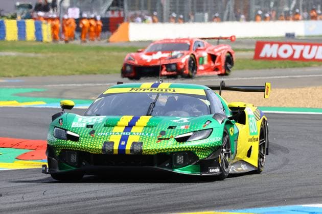 Automobile 24 Heures du Mans PHOTOPQR LE COURRIER PICARD Haslin ; Le Mans ; 13 06 2026 ; 13 06 26 Automobile 24 Heures du Mans - Ferrari 296 LMGT3 Lilou Wadoux - Custodio Toledo - Riccardo Agostini Photo Fred Haslin Le Mans, France, june 13th 2026 24 Hours of Le Mans Le Mans 72 France  Copyright: xPHOTOPQR LExCOURRIERxPICARD MAXPxHaslinx 20260613LCP8789 20260613LCP8789