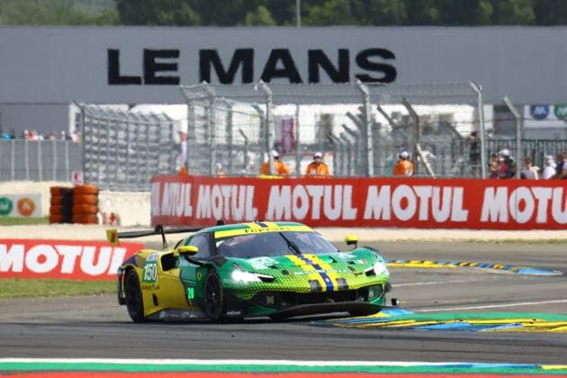 Automobile 24 Heures du Mans PHOTOPQR LE COURRIER PICARD Haslin ; Le Mans ; 13 06 2026 ; 13 06 26 Automobile 24 Heures du Mans - Ferrari 296 LMGT3 Lilou Wadoux - Custodio Toledo - Riccardo Agostini Photo Fred Haslin Le Mans, France, june 13th 2026 24 Hours of Le Mans Le Mans 72 France  Copyright: xPHOTOPQR LExCOURRIERxPICARD MAXPxHaslinx 20260613LCP8809 20260613LCP8809