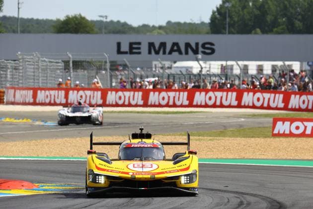 Automobile 24 Heures du Mans PHOTOPQR LE COURRIER PICARD Haslin ; Le Mans ; 13 06 2026 ; 13 06 26 Automobile 24 Heures du Mans - FERRARI 499P N°83 Ye - Kubica - Hanson Photo Fred Haslin Le Mans, France, june 13th 2026 24 Hours of Le Mans Le Mans 72 France  Copyright: xPHOTOPQR LExCOURRIERxPICARD MAXPxHaslinx 20260613LCP8799 20260613LCP8799