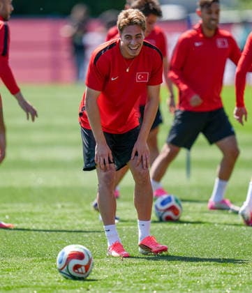 Ahead of Turkiye v Canada - 2026 FIFA World Cup, WM, Weltmeisterschaft, Fussball VANCOUVER, CANADA - JUNE 13: Kenan Yildiz of Turkiye is seen during the final training session ahead of their opening match against Australia in the 2026 FIFA World Cup, scheduled for tomorrow, in Vancouver, Canada on June 13, 2026. Ercin Erturk Anadolu Vancouver Canada. Editorial use only. Please get in touch for any other usage.  Copyright: x2026xAnadoluxErcinxErturkx