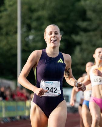 Kolberg Majtie (LG Kreis Ahrweiler, 242, 800m Frauen), GER, Leichtathletik, Athletics, Merck Laufgala, Pfungstadt, 13.06.2026, GER, Leichtathletik, Athletics, Merck Laufgala, Pfungstadt, 13.06.2026 Pfungstadt