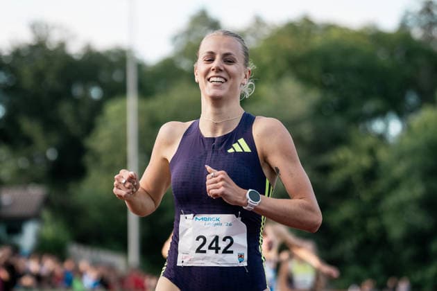 Kolberg Majtie (LG Kreis Ahrweiler, 242, 800m Frauen), GER, Leichtathletik, Athletics, Merck Laufgala, Pfungstadt, 13.06.2026, GER, Leichtathletik, Athletics, Merck Laufgala, Pfungstadt, 13.06.2026 Pfungstadt