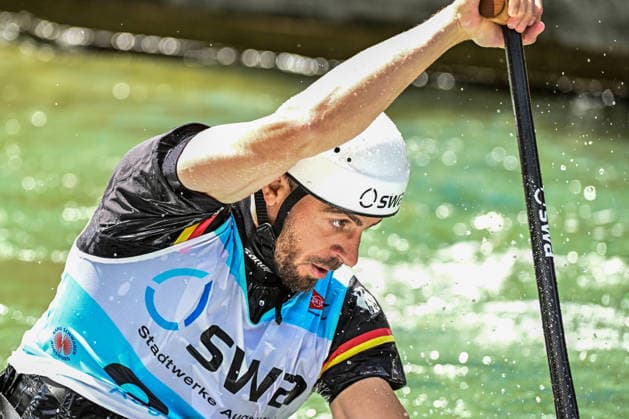 ICF Canoe Slalom World Cup - 13.06.2026, Eis Kanal, Augsburg Sideris Tasiadis (GER), Augsburg, 13.06.2026 - Canoe World Cup, Slalom K1, Augsburg, Eis Kanal