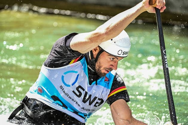 ICF Canoe Slalom World Cup - 13.06.2026, Eis Kanal, Augsburg Sideris Tasiadis (GER), Augsburg, 13.06.2026 - Canoe World Cup, Slalom K1, Augsburg, Eis Kanal
